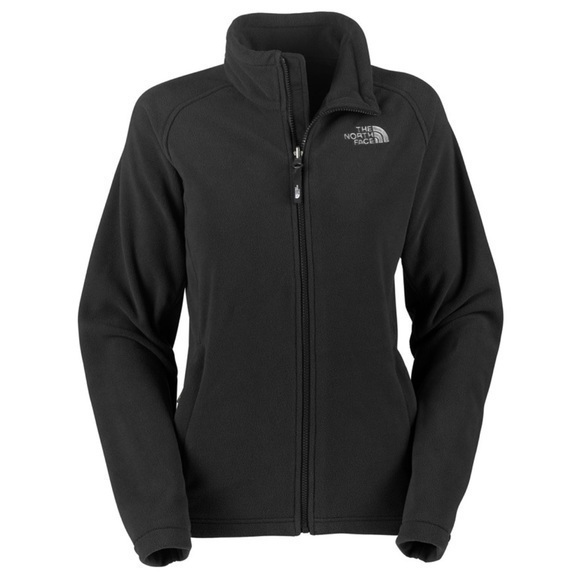 Jackets & Blazers - North face zip up black fleece coat